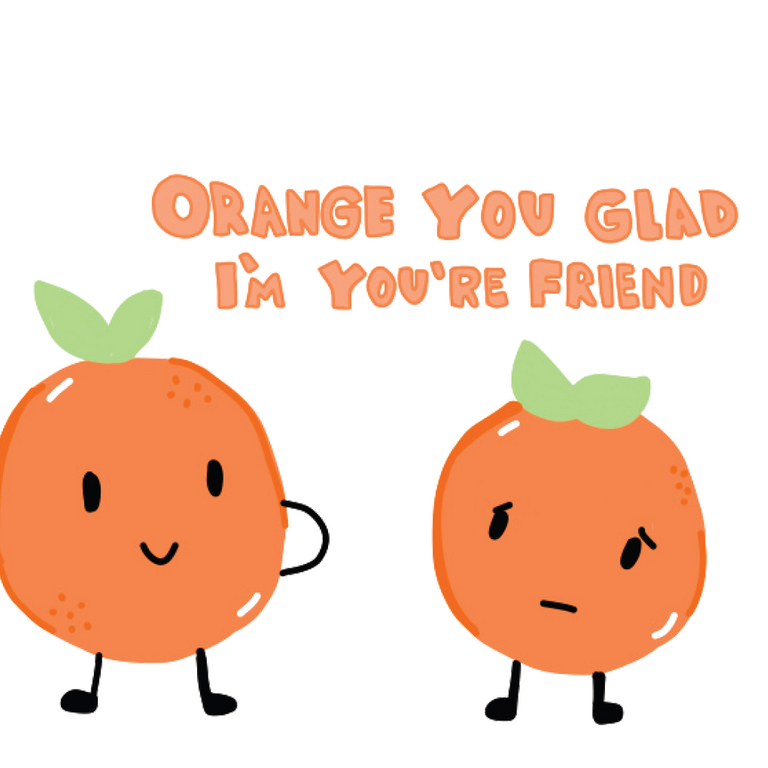 Puddle Ink Puddle Ink Orange You Glad? Card