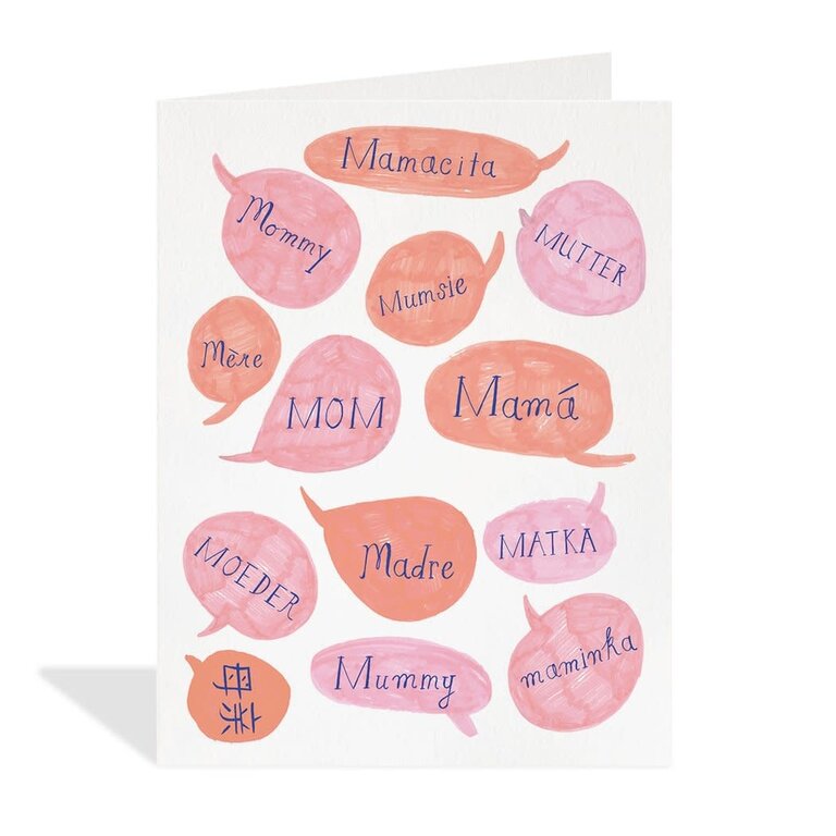 Paper E Clips PEC Mom Names Card