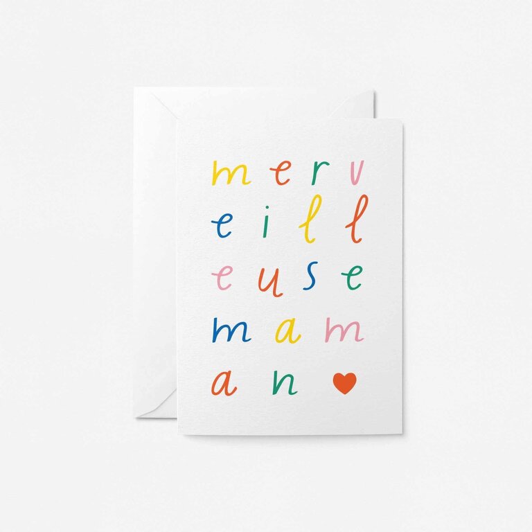 Paper E Clips PEC Merveilleuse Maman Card