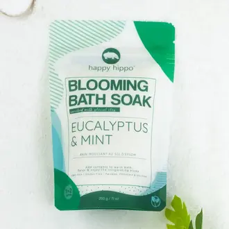 Happy Hippo Happy Hippo Blooming Bath Soak Eucalyptus Mint 200gm