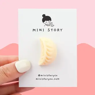 Mini Story Co Mini Story Handmade Brooch Dumpling