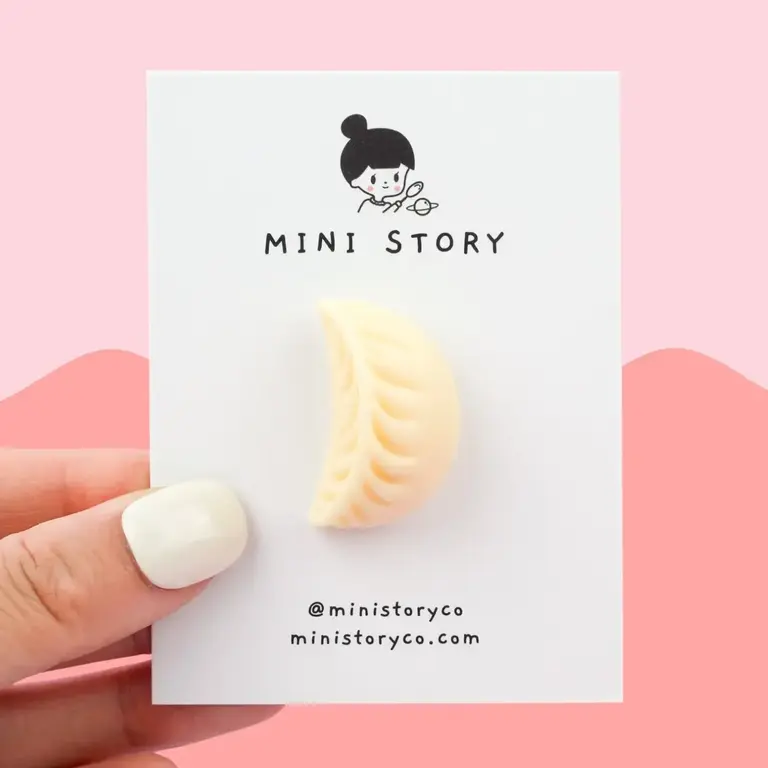 Mini Story Co Mini Story Handmade Brooch Dumpling