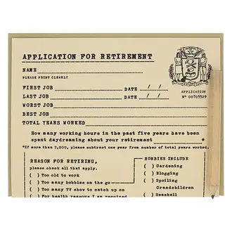 The Regional Assembly of Text The Regional Assembly of Text Retirement Application Card