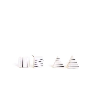 Jenna Vanden Brink Jenna Vanden Brink - Pinstripe Studs Assorted