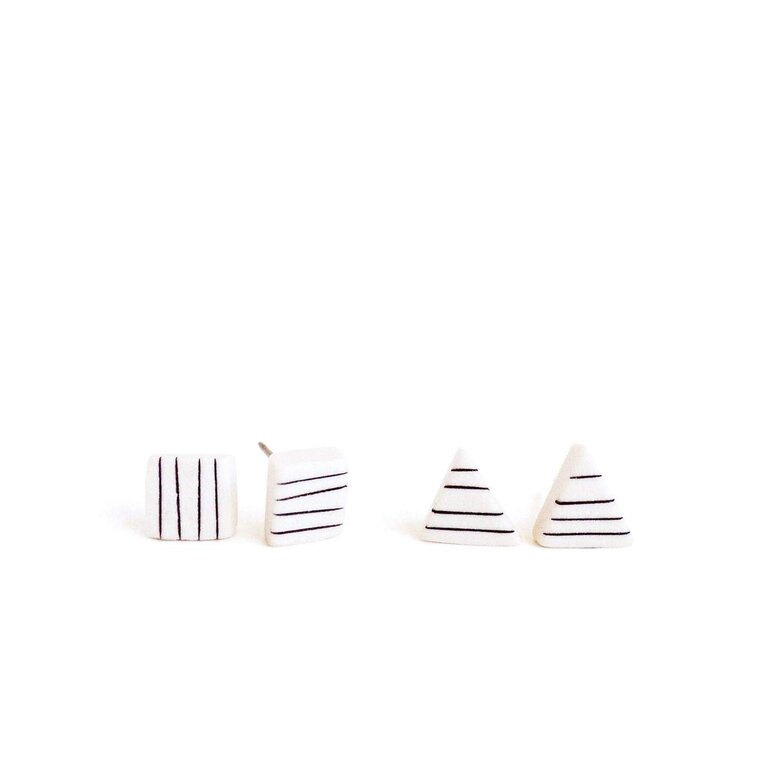 Jenna Vanden Brink Jenna Vanden Brink - Pinstripe Studs Assorted