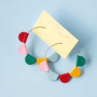 Scandinazn Scandinazn Daisy Petal Rainbow Hoops