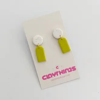 Clay Things Clay Things Mini Mia Green / White