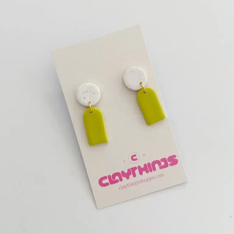 Clay Things Clay Things Mini Mia Green / White
