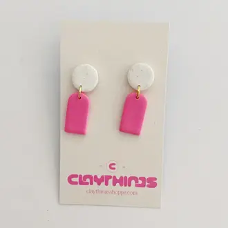 Clay Things Clay Things Mini Mia Pink / White