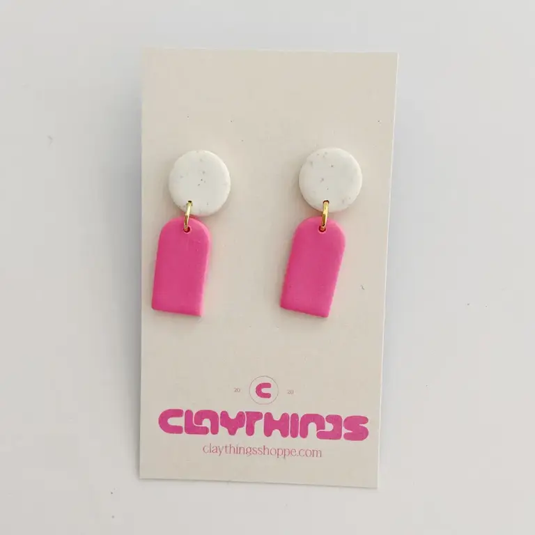 Clay Things Clay Things Mini Mia Pink / White