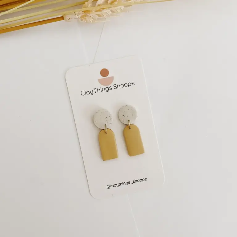 Clay Things Clay Things Mini Mia White/Gold
