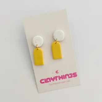 Clay Things Clay Things Mini Mia Yellow / White