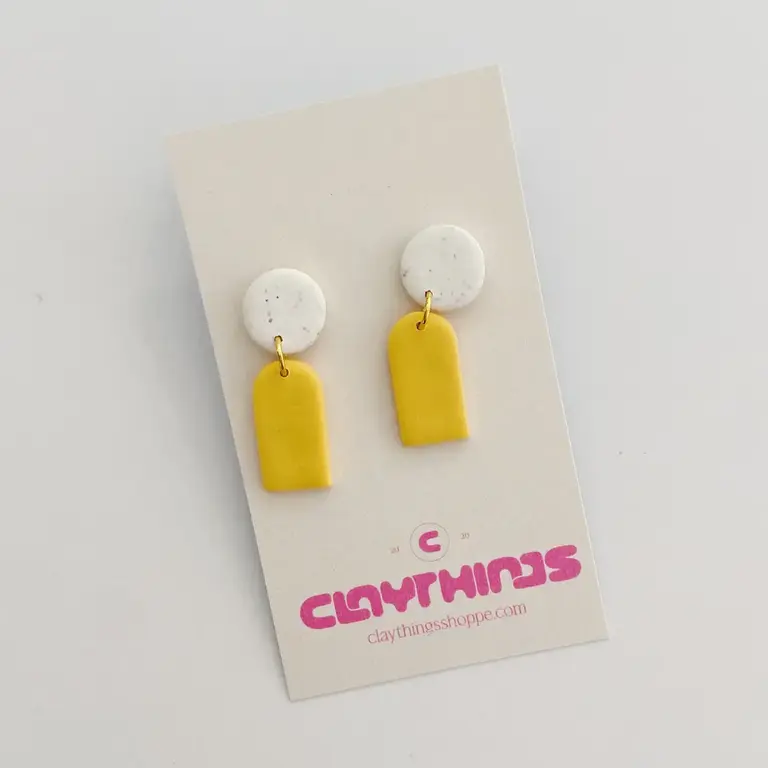 Clay Things Clay Things Mini Mia Yellow / White