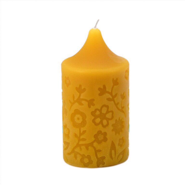 Honey Candles HC Beeswax Flower Pillar