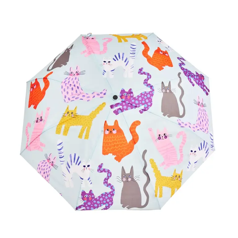Duckhead UK Duckhead UK Compact Umbrella - Arty Cats Ice