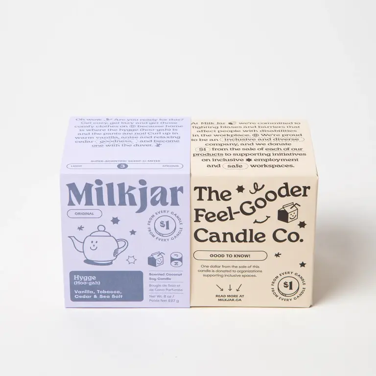 Milk Jar Candle Co Milk Jar Hygge 8oz Candle