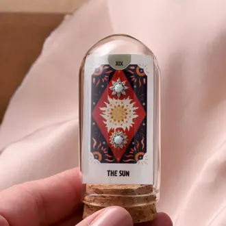 Attic Attic The Sun Opal Crystal Studs Sterling Silver