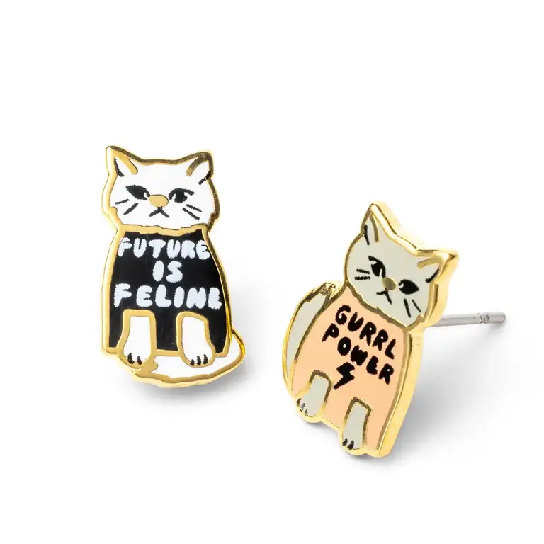 Yellow Owl Yellow Owl  Girl Power Earrings
