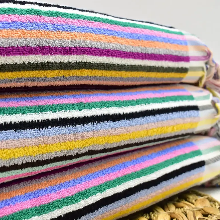 Yurtlus Yurtlus - Organic Turkish Bath Towel - Multicolour Stripes