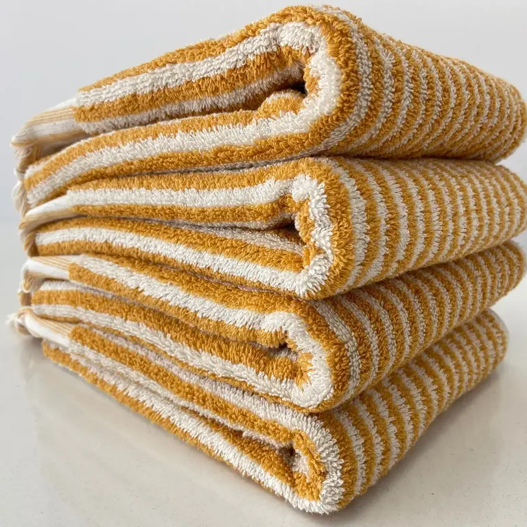 Yurtlus Yurtlus Organic Turkish Hand Towel - Yellow Stripes