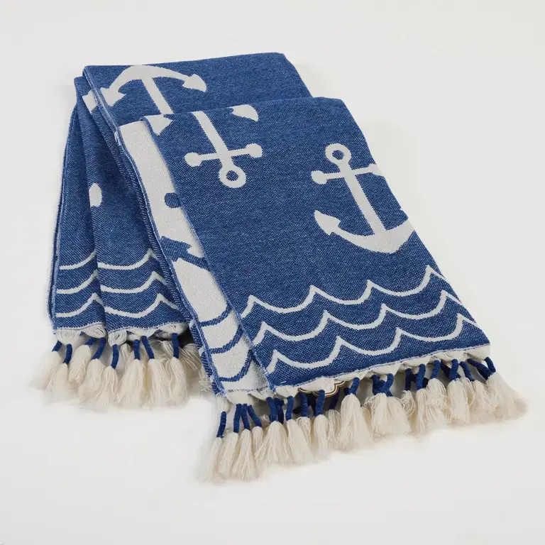 PK Handcraft Anchor Cotton Throw Blanket