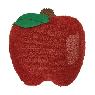 PK Handcraft Tufted Wool Apple Pillow 12"