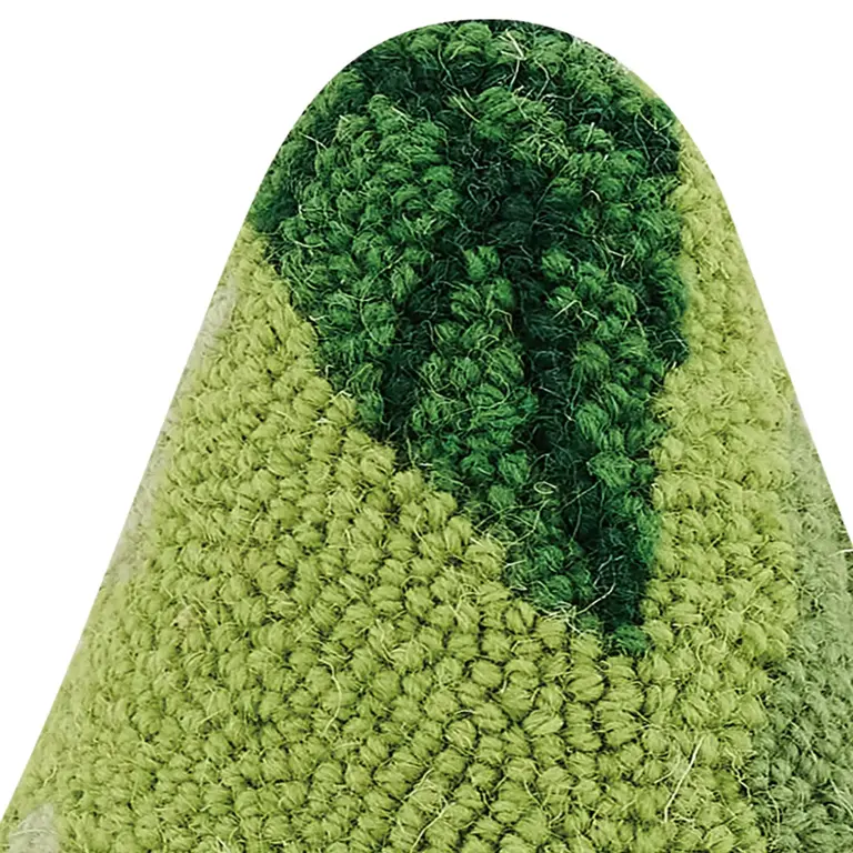 PK Handcraft Tufted Wool Pear Pillow 12"