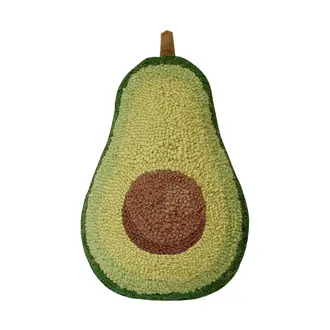 PK Handcraft Tufted Wool Avocado Pillow 12"