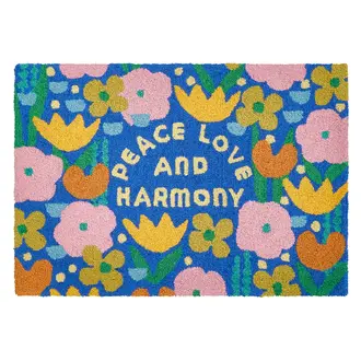 PK Handcraft Tufted Wool Accent Rug Peace Love 2x3'