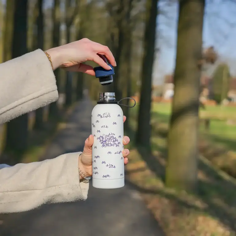 HDB HDB De Blauwe Fiets Double Walled Thermal Bottle