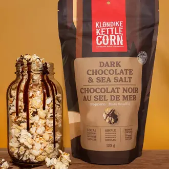 Klondike Kettle Corn Klondike Kettle Corn Dark Chocolate Sea Salt  (125g)
