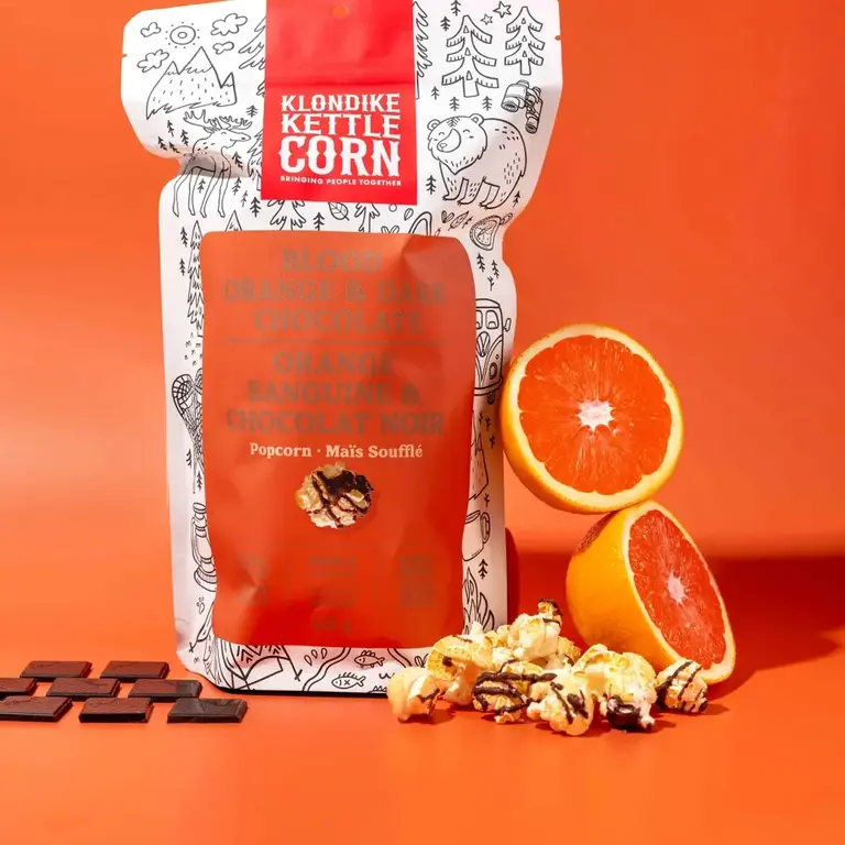 Klondike Kettle Corn Klondike Kettle Corn Blood Orange Dark Chocolate 125g