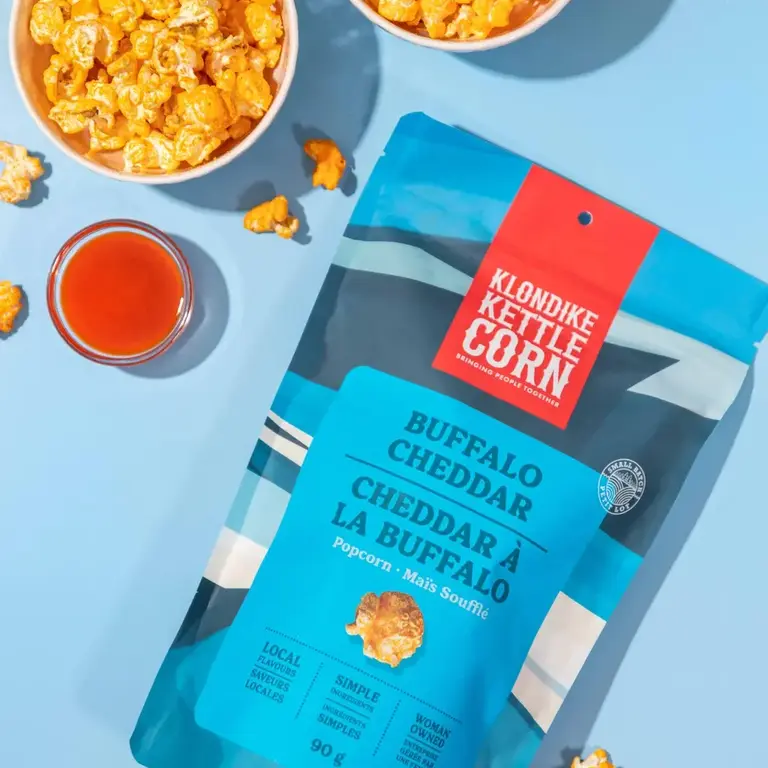 Klondike Kettle Corn Klondike Kettle Corn Buffalo Cheddar 90g