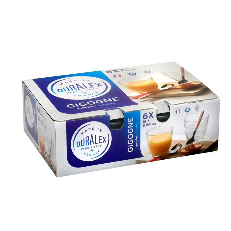 ICM Duralex Gigogne Tumbler S/6 220ml - Clear