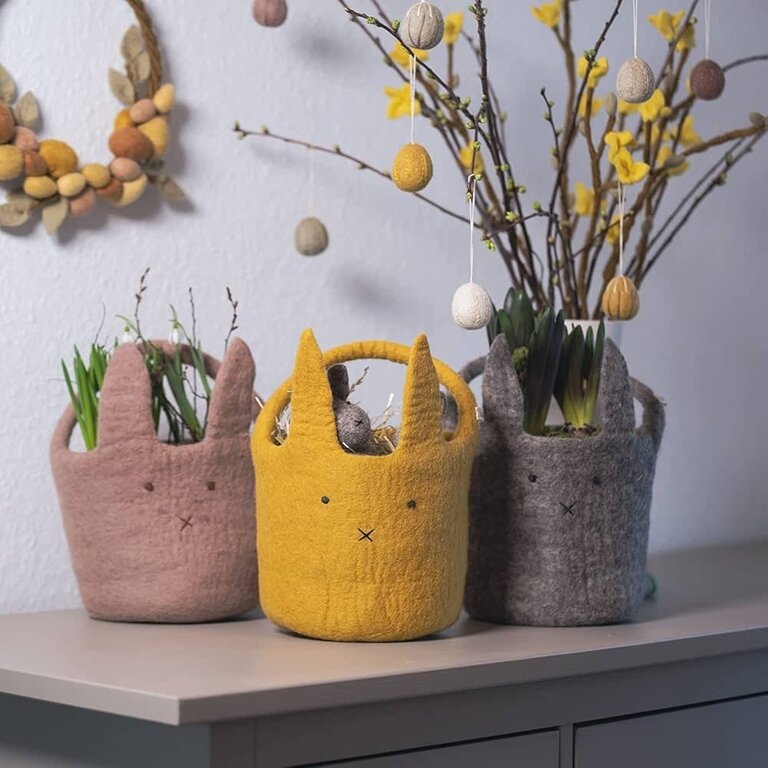 EGS EGS Fair Trade Bunny Basket Ochre