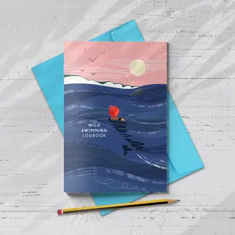 Onneke Onneke Wild Swimming Logbook Never Regret A Swim A5 (w. Envelope)