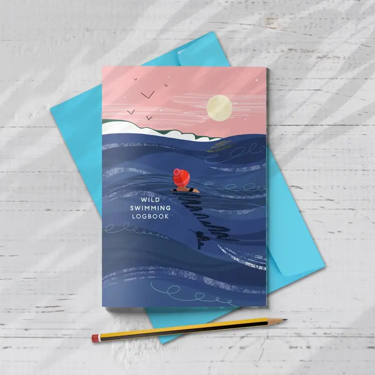 Onneke Onneke Wild Swimming Logbook Never Regret A Swim A5 (w. Envelope)