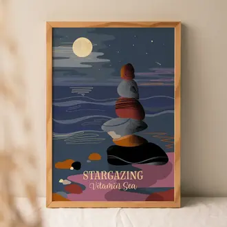 Onneke Onneke Stargazing A4 Print (Unframed)