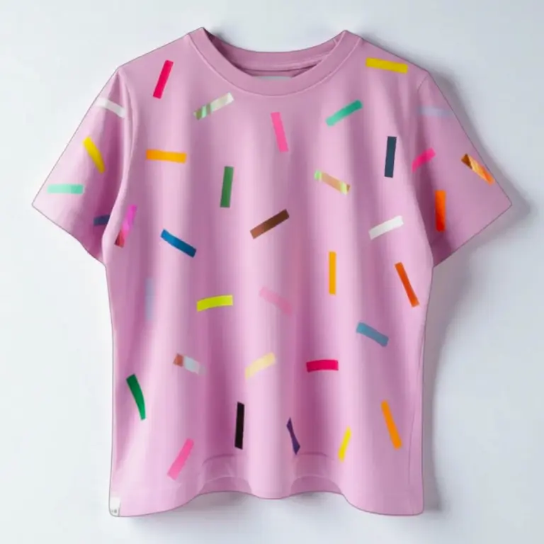 OkayOK OkayOK Confetti Boxy Made in Canada Tshirt