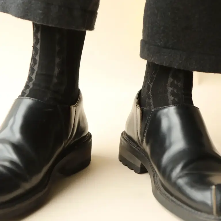 OkayOK OkayOK Cable Cotton Made in Canada Socks