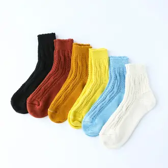 OkayOK OkayOK Jenny Cotton Ankle Made in Canada Socks