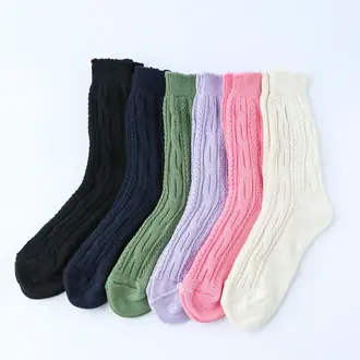 OkayOK OkayOK Jenny Cotton Crew Made in Canada Socks