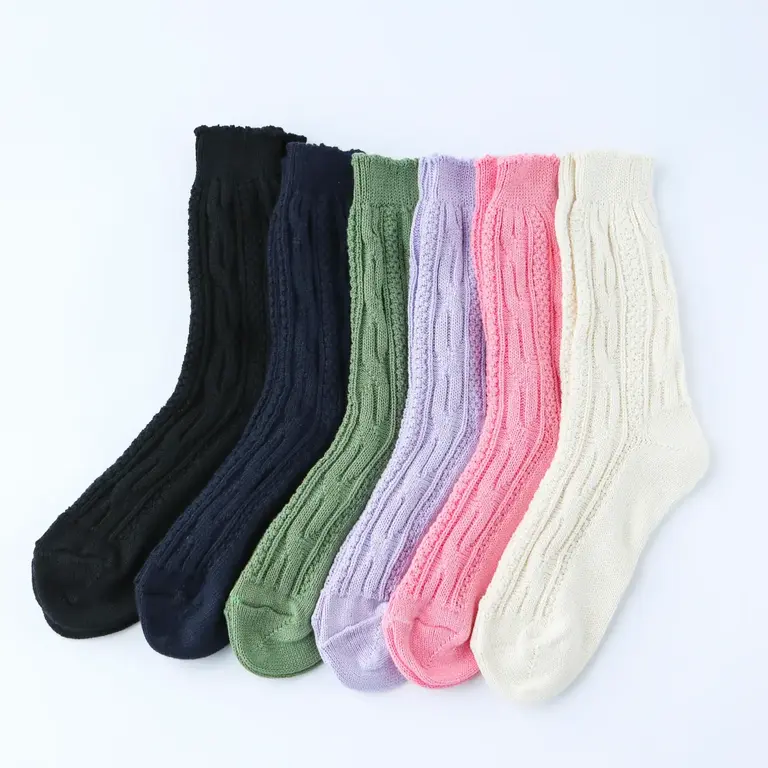 OkayOK OkayOK Jenny Cotton Crew Made in Canada Socks