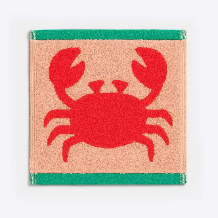 Anorak Organic Cotton Towel Crabs
