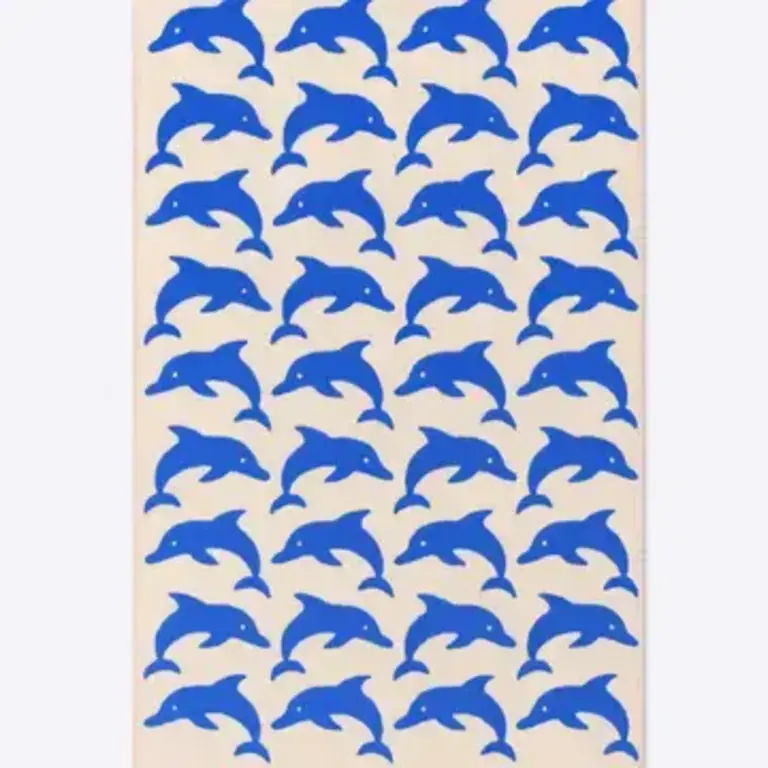 Anorak Anorak Organic Cotton Towel Jumping Dolphins