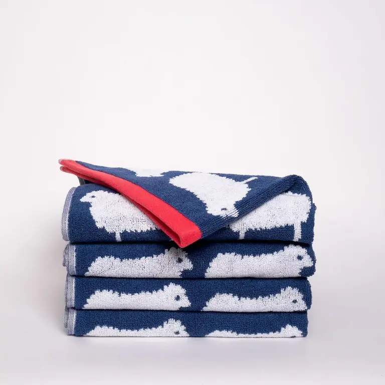 Anorak Anorak Organic Cotton Towel Kissing Sheep