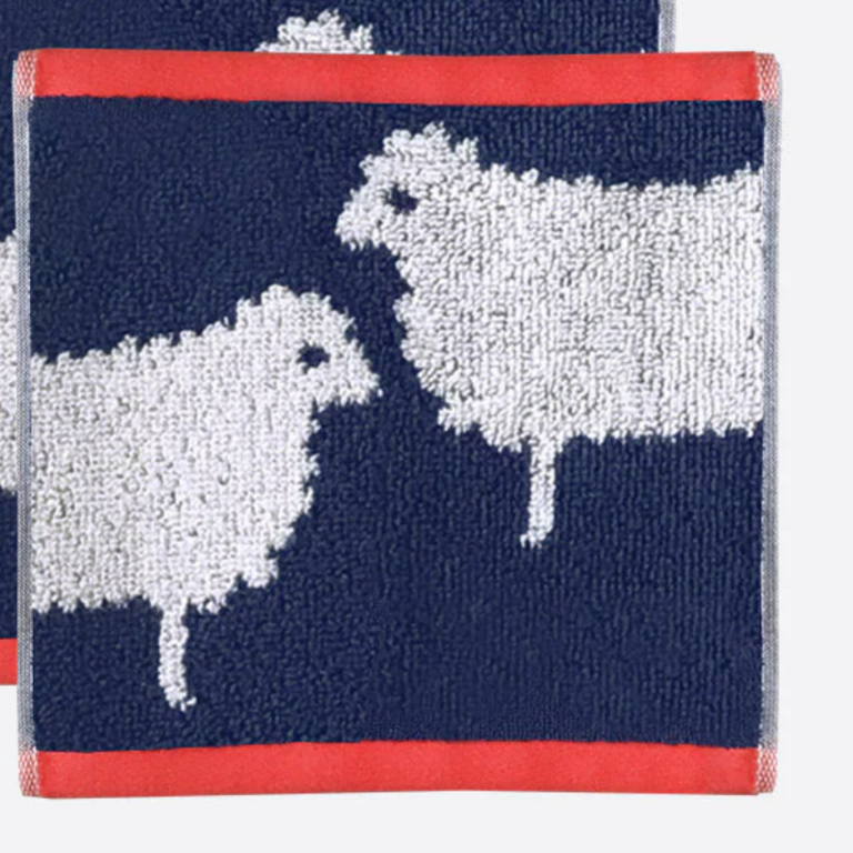 Anorak Anorak Organic Cotton Towel Kissing Sheep