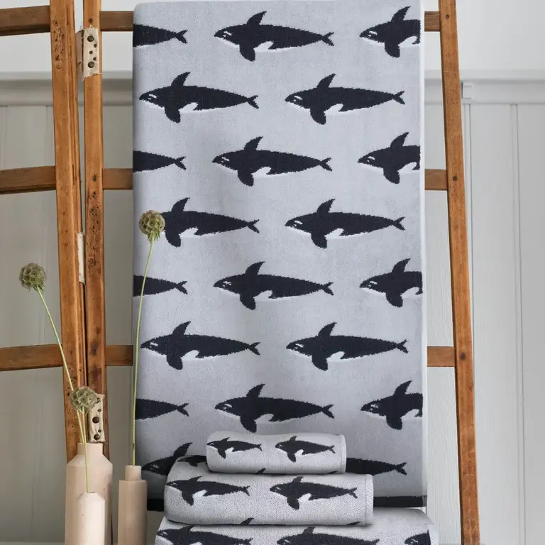 Anorak Organic Cotton Towel Orca