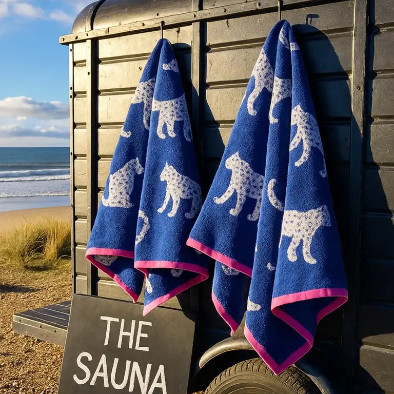 Anorak Anorak Organic Cotton Towel Snow Leopards
