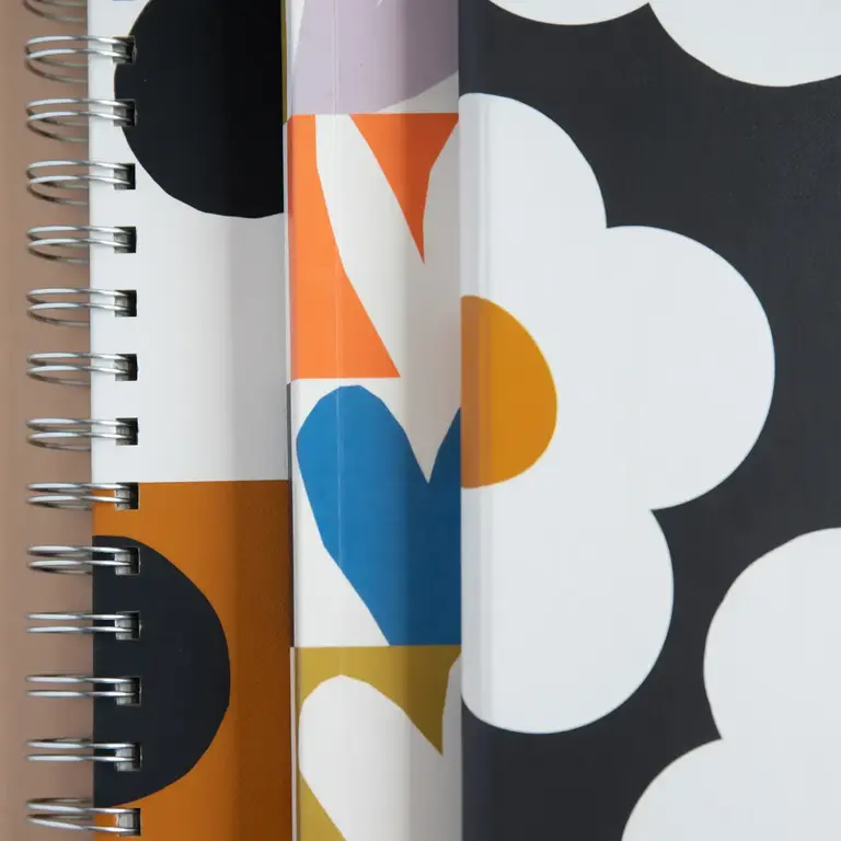 Caroline Gardner Caroline Gardner Multi Flower Slim Hardback A5 Notebook